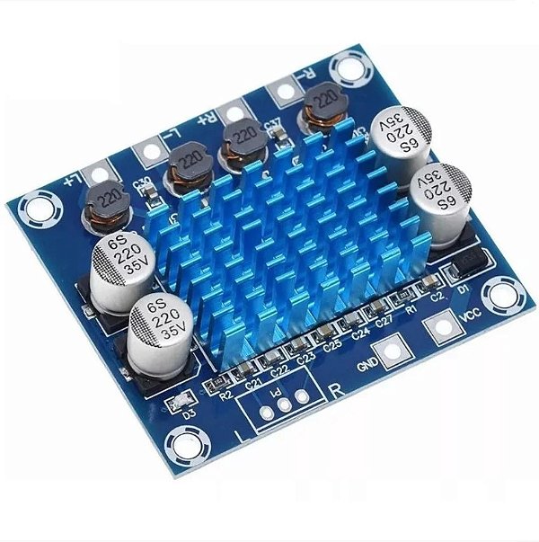 Módulo Amplificador de Áudio 30W+30W - TPA3110