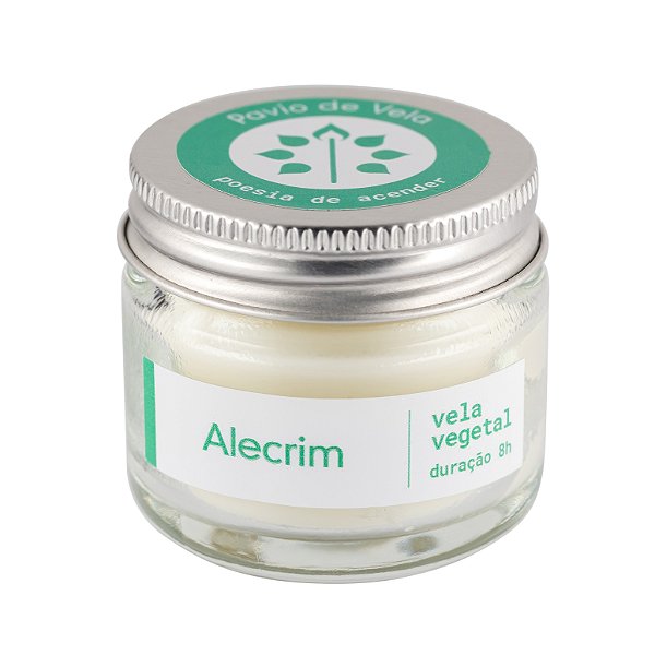 Mini Vela Alecrim | Refrescante