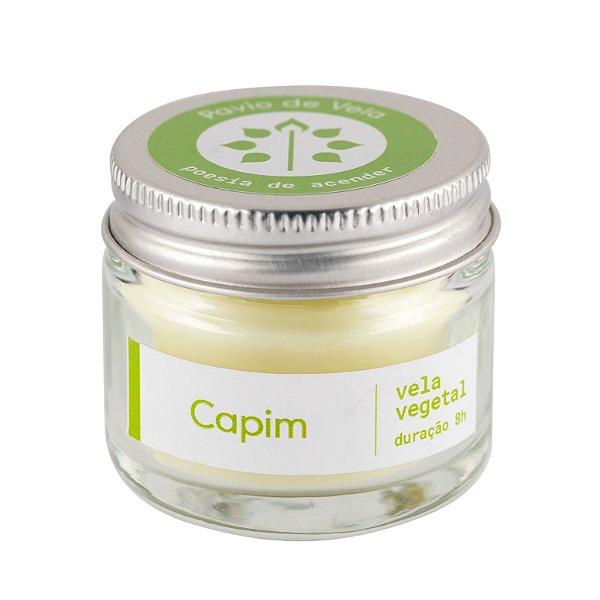 Mini Vela Capim | Refrescante
