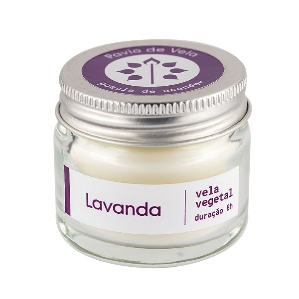 Mini Vela Lavanda | Floral