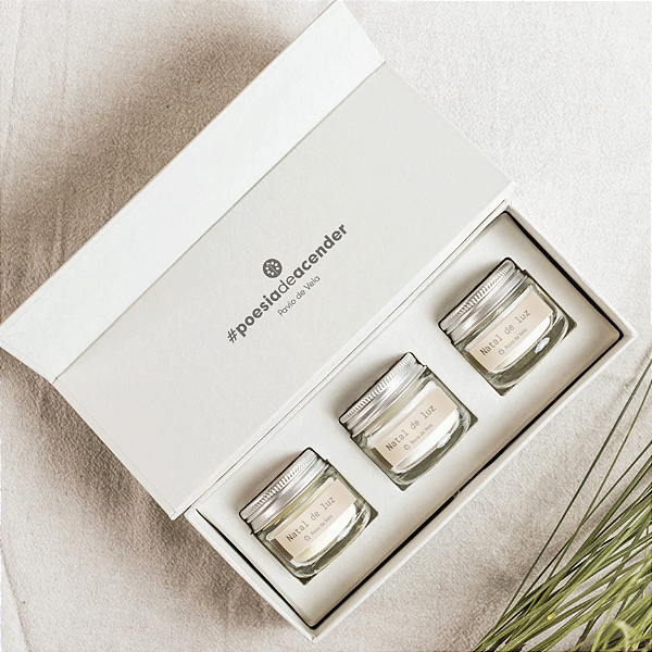 CAIXA Presente - 03 Mini Velas Natal