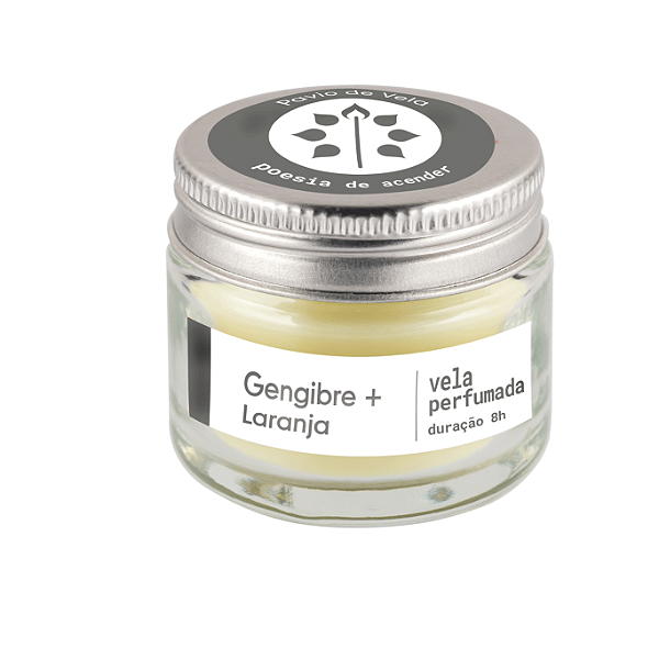 Mini Vela Gengibre + Laranja | Gourmand