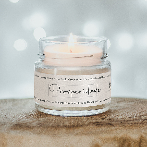 Vela 145g | Palavra PROSPERIDADE