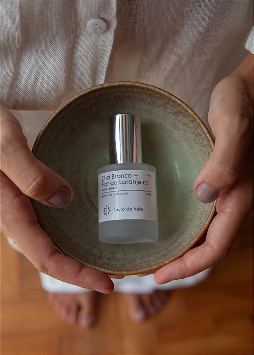 Mini Spray Chá Branco + Flor de Laranjeira | Leve na Bolsa ou no Carro