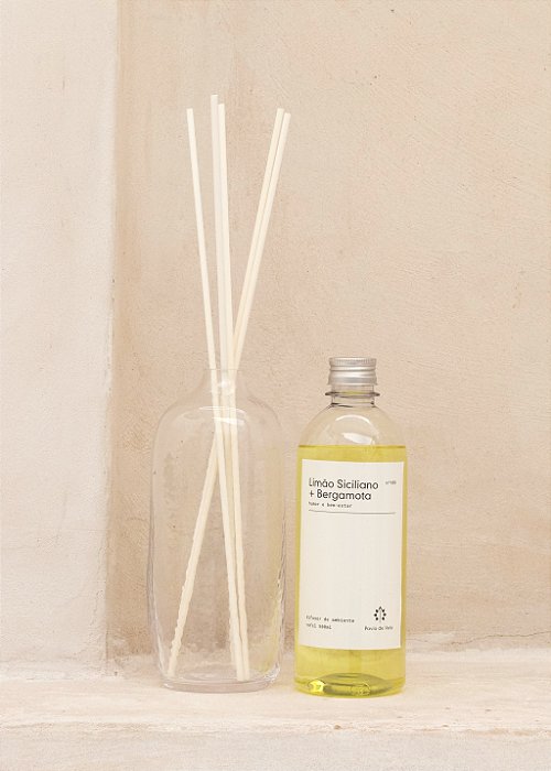 Kit Vidro Longo + Refil para Difusor | Escolha a fragrância