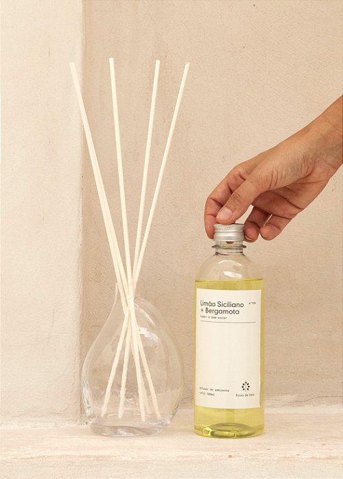 Kit Vidro Twist + Refil para Difusor | Escolha a fragrância