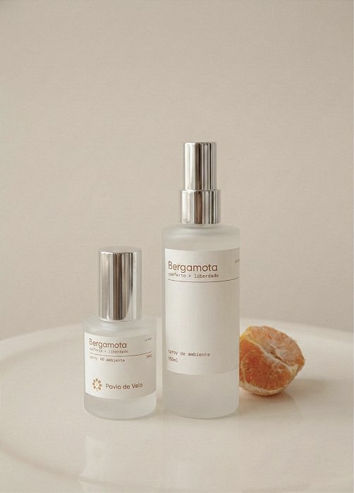 Duo Essencial | 2x Sprays de Ambiente - Bergamota (Frutado)