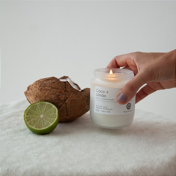 Vela Coco + Limão | 35 horas (Gourmand)
