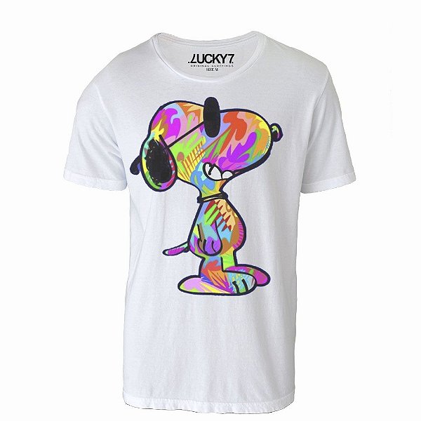 Camiseta Gola Básica: Snoopy collors