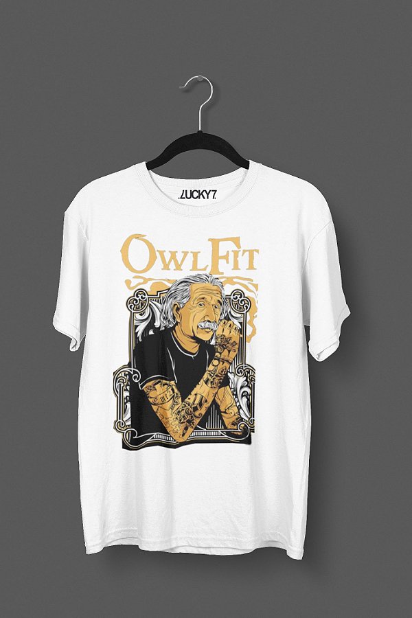 Camiseta Lucky Seven - Einstein Owl Fit