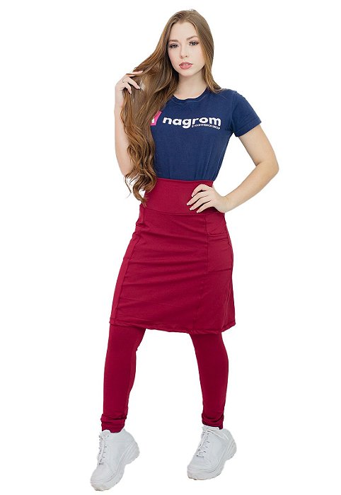 Calça com Saia Moda Evangélica Fitness Preta Anagrom Ref7003 - Anagrom -  Loja de Moda Evangélica a Preço Baixo