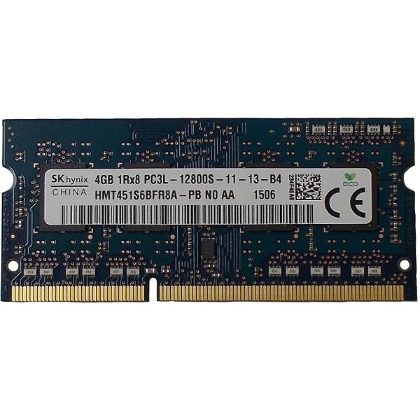 Memória Sk Hynix 4gb Ddr3 1600mhz Pc3l-12800s