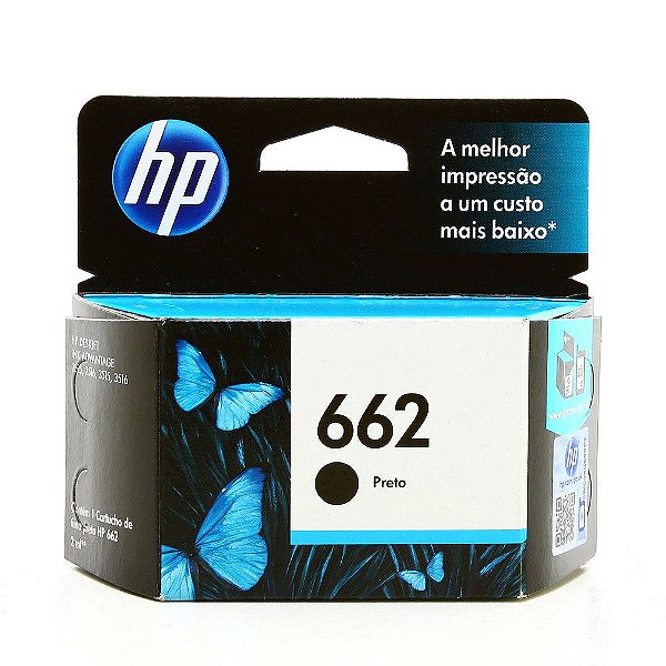 CARTUCHO HP 662 - PRETO CZ103AB