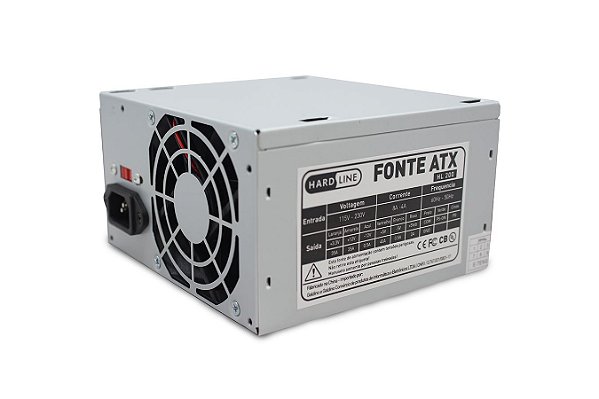 Fonte ATX HardLine 200W