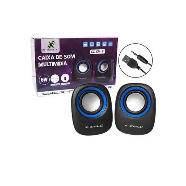 Caixa de som Multimidia - XC-CM-11 - X-CELL
