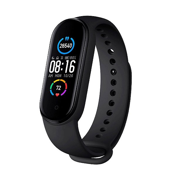 Pulseira Inteligente Xiaomi Smart Mi Band 5 Preto