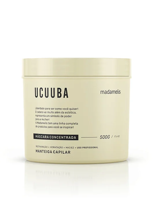 MÁSCARA MANTEIGA DE UCUUBA - 500G