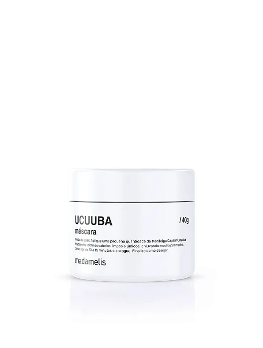 MÁSCARA MANTEIGA DE UCUUBA - 40G