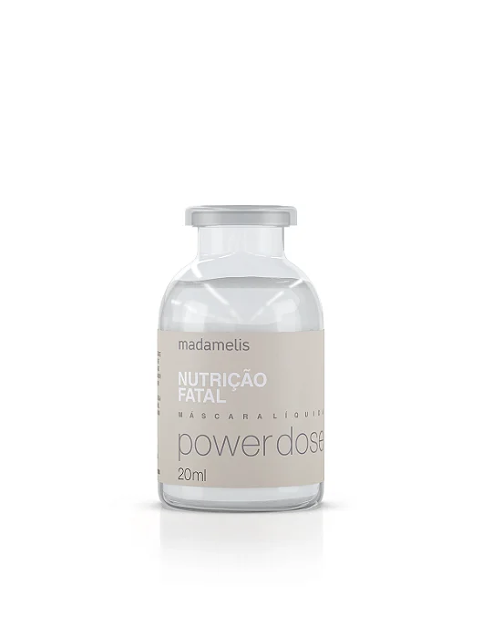 AMPOLA MADAMELIS NUTRIÇÃO FATAL MÁSCARA LÍQUIDA POWER DOSE 20ML