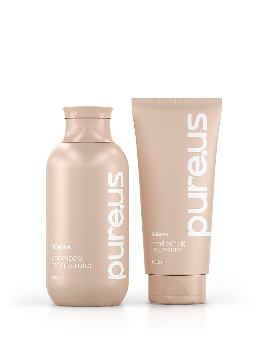 Shampoo e Condicionador Reconstrutor Renova Pure Us 100ml