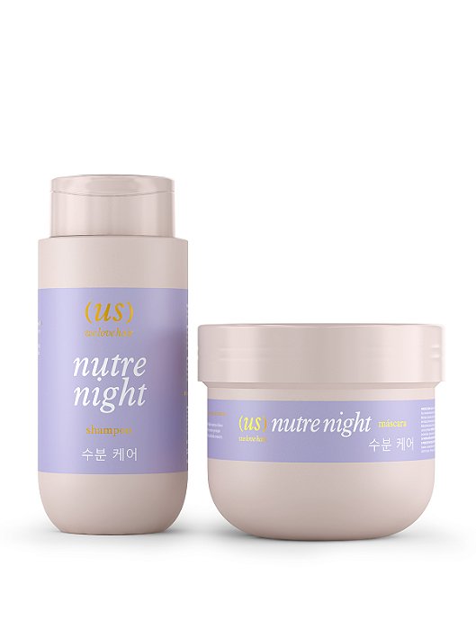 SHAMPOO + MÁSCARA NUTRE NIGHT US 200ML