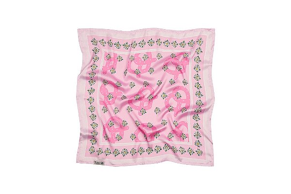 Lenço Edelweiss Rosa
