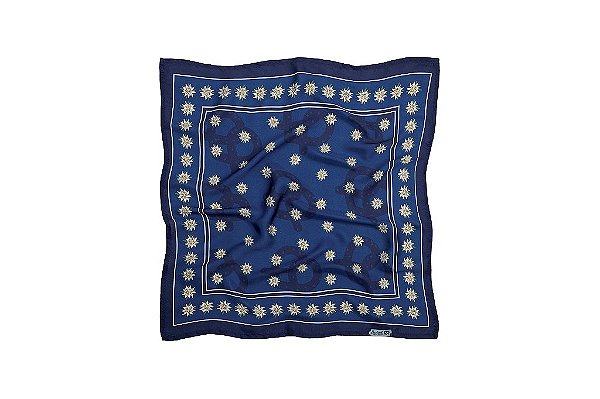 Lenço Edelweiss Azul Marinho