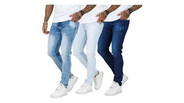 DUPLICADO - calça jeans premium  masculina