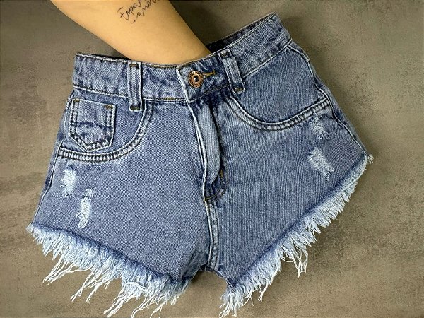 Short Jeans Desfiado