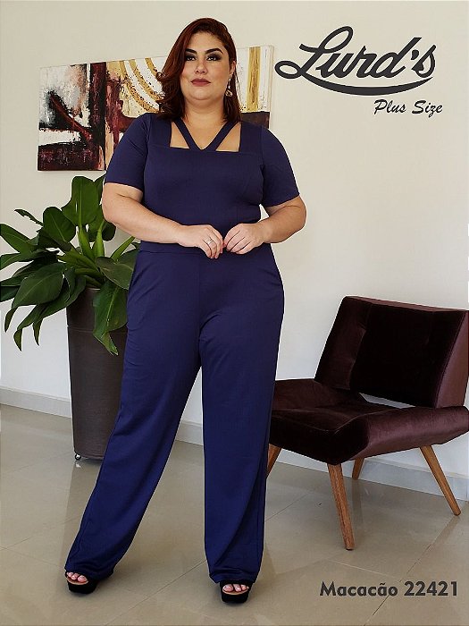 macacao social plus size barato online