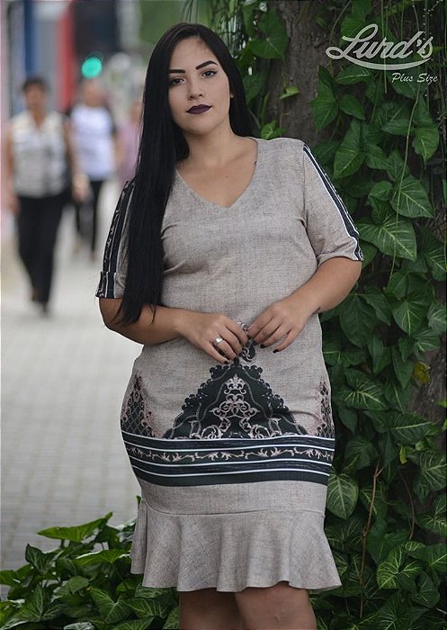 vestido tecido cru
