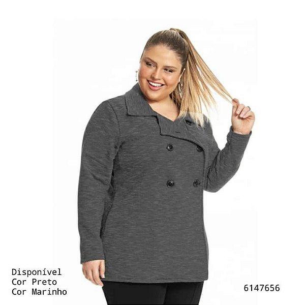 casaquinho plus size feminino