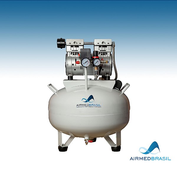 Compressor de 35L de 1,14HP modelo AM35.1 - AIRMEDBRASIL