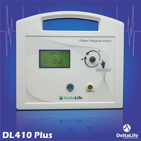 DL410 - Monitor cirúrgico oxipet plus vet - DeltaLife