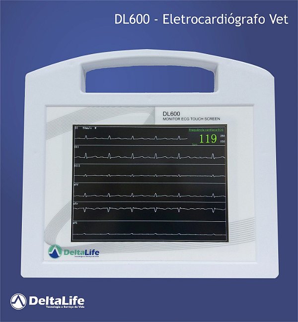 DL600 - Eletrocardiografo vet - DeltaLife