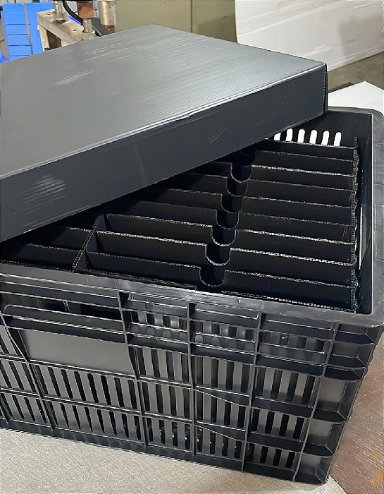 Caixa para transportes de 22 pratos