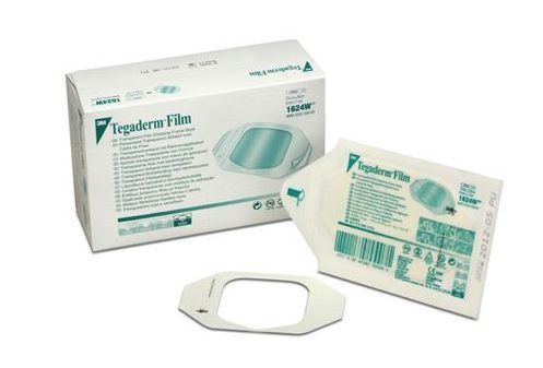 Tegaderm Film Curativo Transparente com moldura de aplicação 6 cm X 7 cm - Marca: 3M - valor unitário.