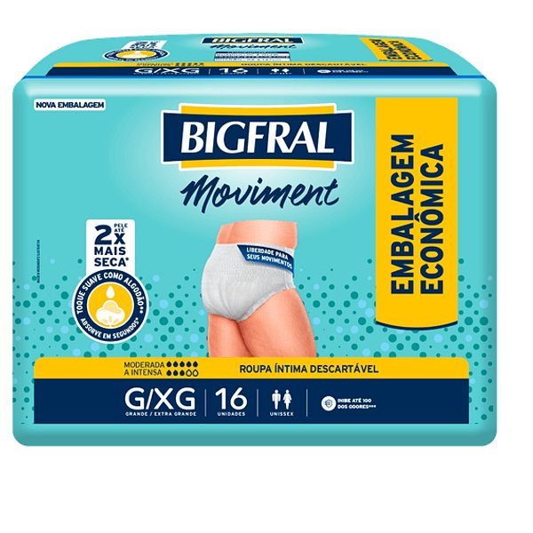 ROUPA INT BIGFRAL MOVIMENT G/XG C/16