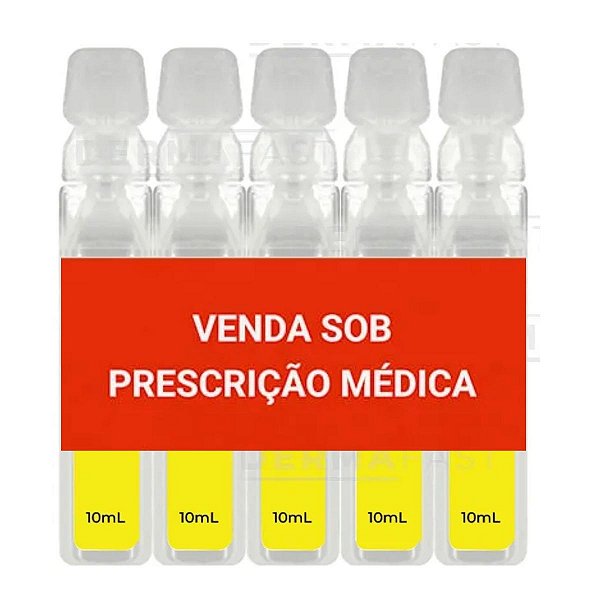 Àgua bi-destilada para injetáveis 10ML amp. FARMARIN kit com 10 Unidades
