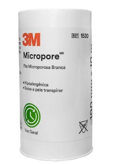 Fita Micropore 100mmx10m Branca - 3M