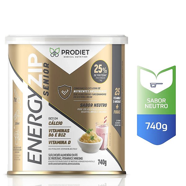 Energyzip Sênior Neutro Lata 740g -Prodiet