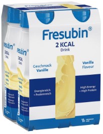 Fresubin 2 Kcal Drink Baunilha (200ml) - Fresenius - Kit Com 4 unid.