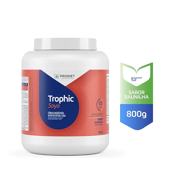Trophic Soya Baunilha 800g Sem Lactose- Prodiet