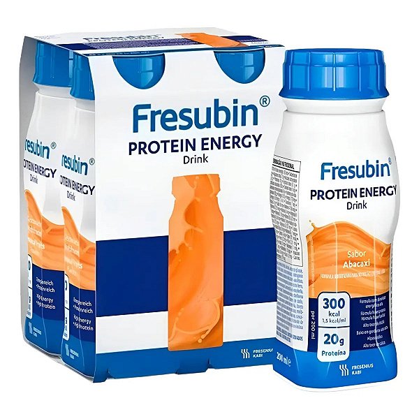 Fresubin Protein Energy Drink Abacaxi Kit Com 4 / 200ml- Fresubin