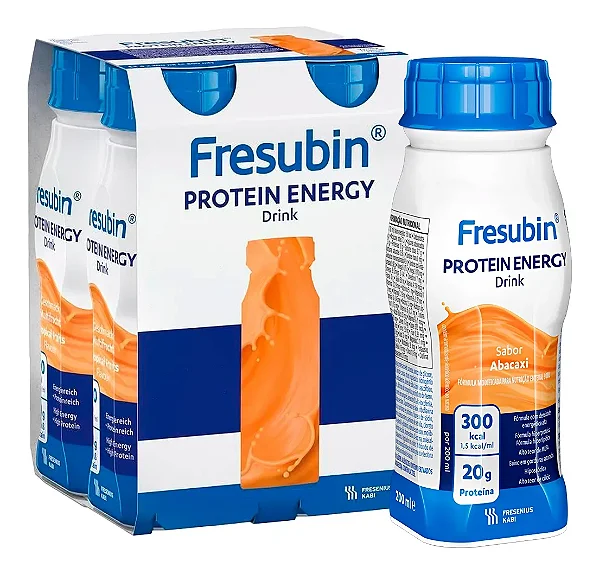 Fresubin Protein Energy Drink Abacaxi  Kit Com 4 / 200ml- Fresubin