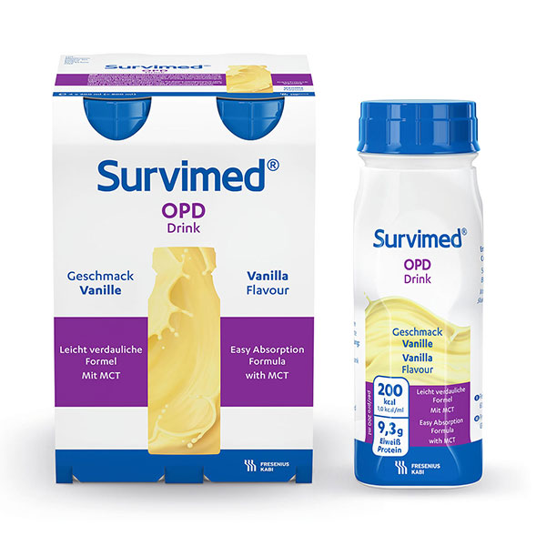 Survimed OPD 1.0 KCAL Drink Baunilha Kit Com 4 / 200ml-Fresenius