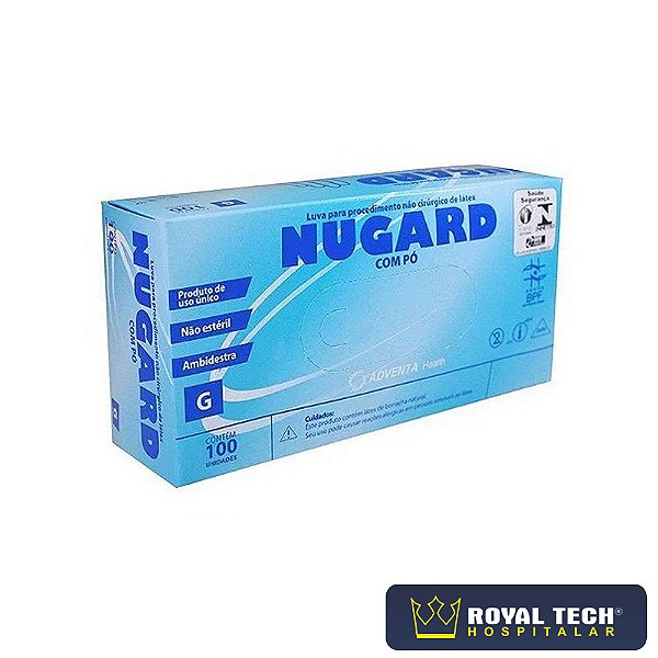 Luva Latêx Com Pó Tamanho G NUGARD