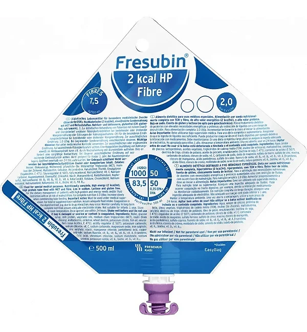 Fresubin Hp 2kcal Fibre - 500ml- Sem Sabor FRESENIUS