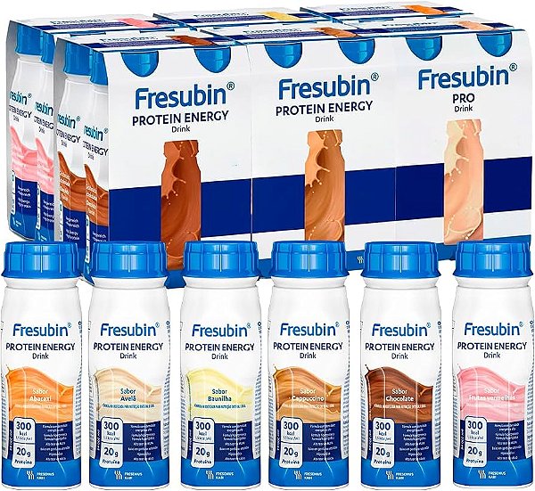 Fresubin Protein Energy Dink 200ml Com 24 Unidades Sabores Variados