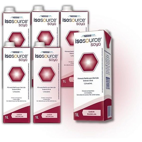Isosource Soya - 1 L - c/ 6 un.